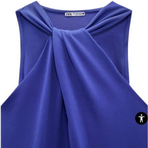 Zara Bluish Dress - Picture 3 of 4